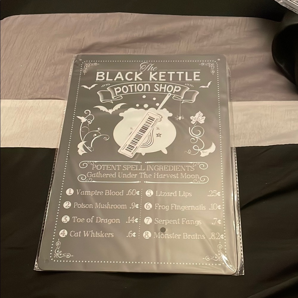 Potion Shop Wall Art - Black and White